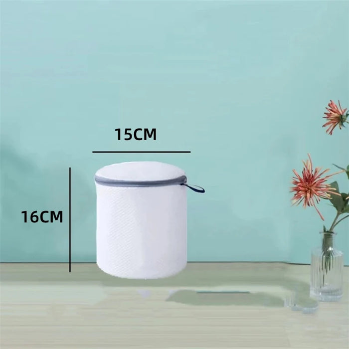 Laundry Bag Reusable Mesh Wash Bag with Non Rust Zipper Clothes Protection Net Washing Machine Universal
