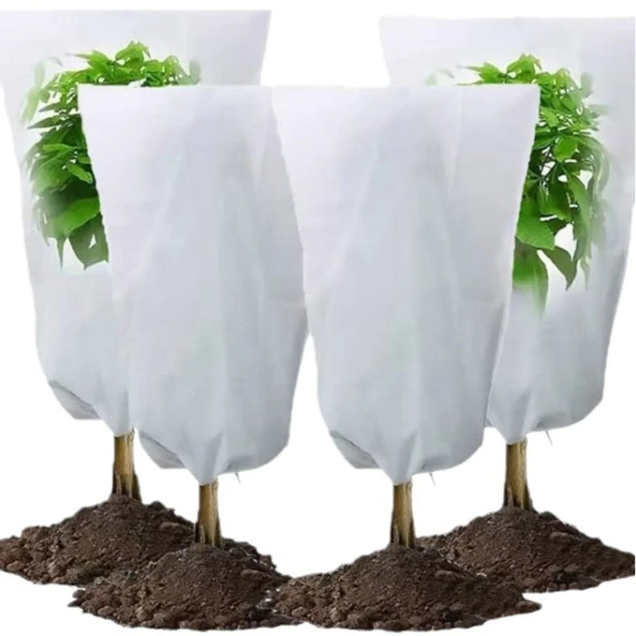 Non-woven Fabric Plant Protection Cover Fruit Protection Bag Winter Plant Coldproof Frost Prevention Mesh Plant Cover Antifreeze