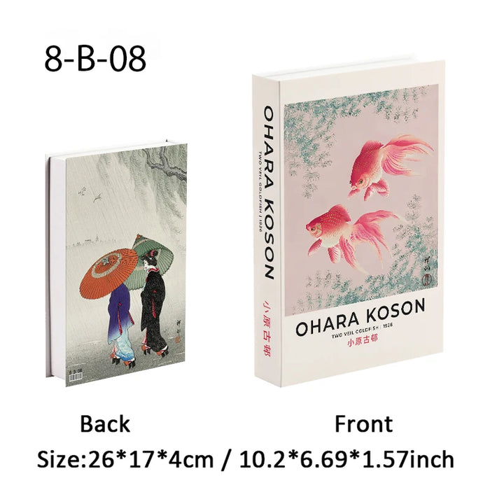 Luxury Fake Book Storage Box Abstract Decorative Books Open Paris Home Decor Coffee Table Bedroom Ornaments Interior Decoration