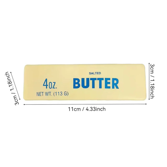 Squishy Elastic Butter Stick Fidget Toy Cheese Shape Stress Relief Game Funny Decompression Prank Squeeze Toy for Anxiety Relief