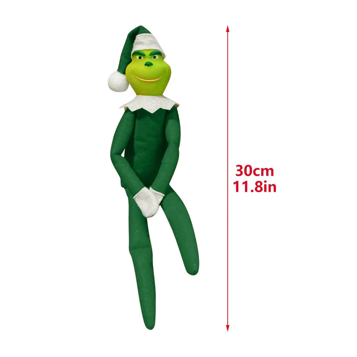 Christmas Elf Doll Anime Plush Toy Figures Stocking Stuffer Shelf Accessories Xmas Decoration Craft Holiday Ornament