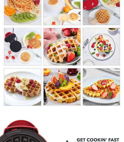 110V&220V Electric Mini Waffles Maker Machine Kitchen Cooking Appliance