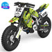 Green dirt bike building block model, 478 pieces
