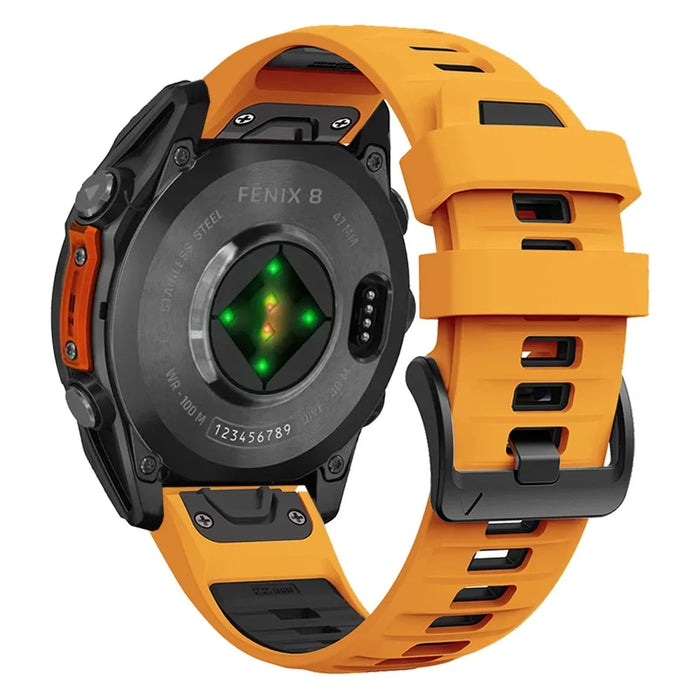 For Garmin Fenix 8 43mm 47mm 51mm Sports Original Silicone Wristband for Garmin Epix/Quatix7/Fenix 7X 6X 7S Pro/Descent Mk3 Band