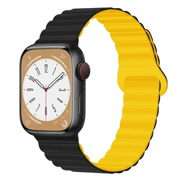 Magnetic Loop Band For Apple Watch Ultra 2 49mm 45mm 44mm 40mm 41mm 42mm Silicone Bracelet iWatch Series 9 8 7 6 SE 5 4 3 Strap