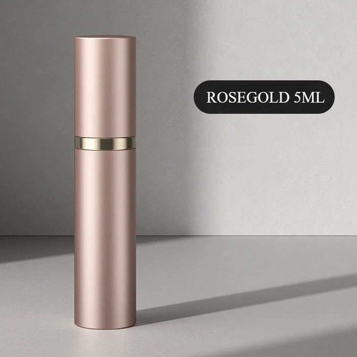 Rose gold 5 mL perfume atomizer