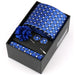 Men's tie gift set, style BBJ-17: tie, pocket square, cufflinks and pins in a gift box