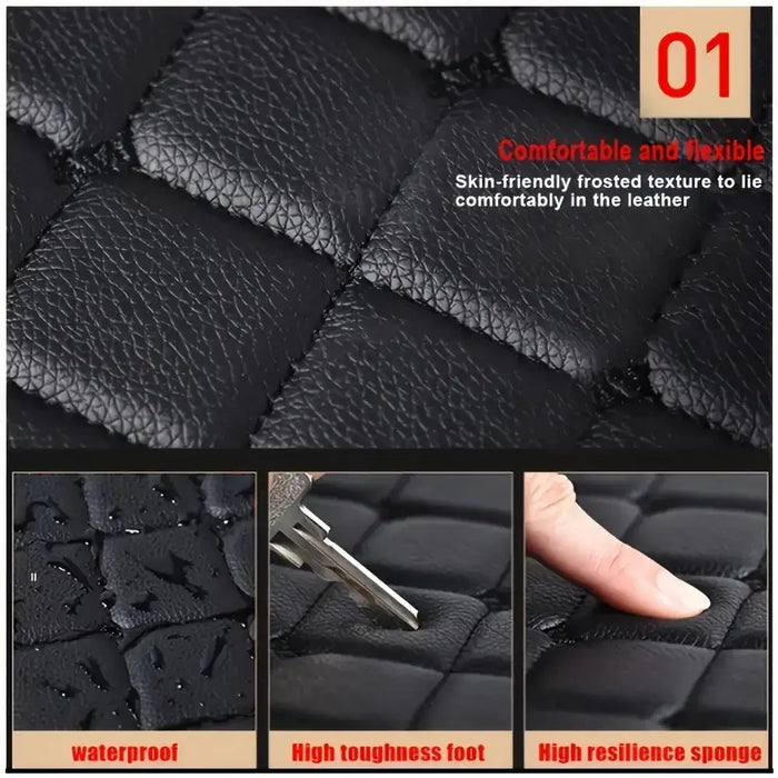5 pcs Universal Waterproof Leather Car Floor Mats