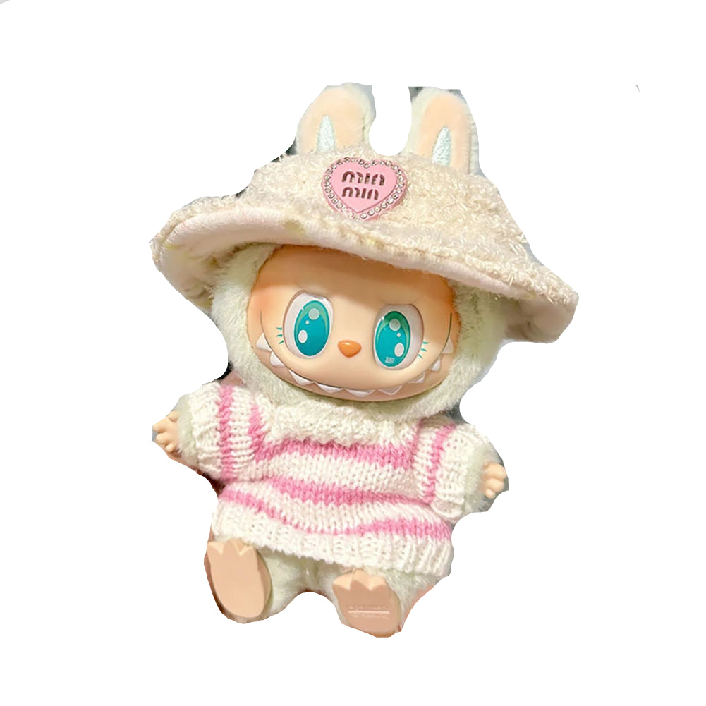 Labubu Doll Clothes Outfit Accessories For Korea Kpop Exo Labubu Idol V1 V2 Skirt sweater Clothing Gift