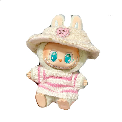 Labubu Doll Clothes Outfit Accessories For Korea Kpop Exo Labubu Idol V1 V2 Skirt sweater Clothing Gift