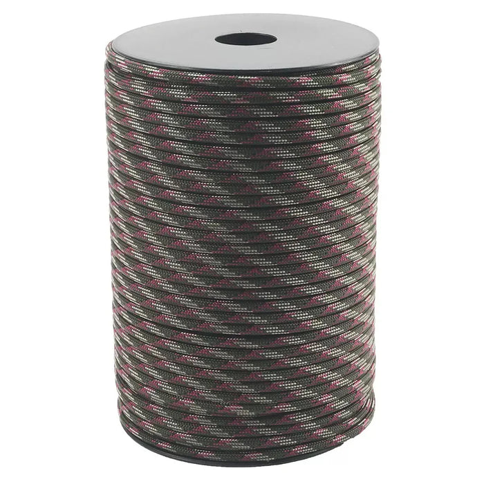 30/50/100M 4mm Paracord 9 Core 650 Military Standard Parachute Rope Lanyard Outdoor Survival Tools for Camping Tent DIY Bracelet