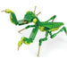 Green praying mantis building block model