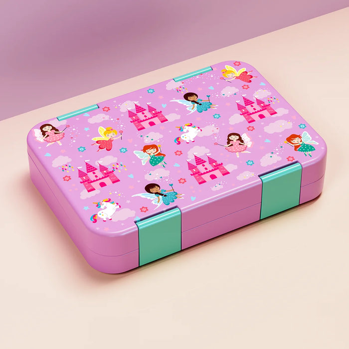 1100ml Cartoon Christmas Printed Lunch Box Microwavable Bento Box Interlayer Leakproof Storage Box Hermetic Containers Students