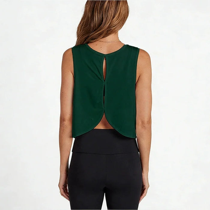 Summer Breathable Racerback Yoga Tank Tops Women Workout Gym Fitness Vest Quick Dry Running Sport Sleeveless Shirts Customize