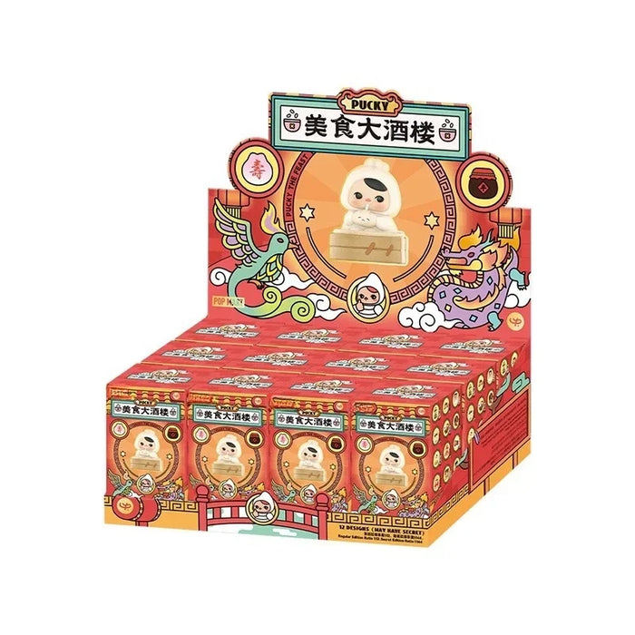 Pucky The Feast Series Gourmet Restaurant Action Figurine Kawaii Doll Toy Cartoon Model Pvc Desktop Doll Toys Festival