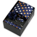Men's tie gift set, style BBJ-49: tie, pocket square, cufflinks and pins in a gift box