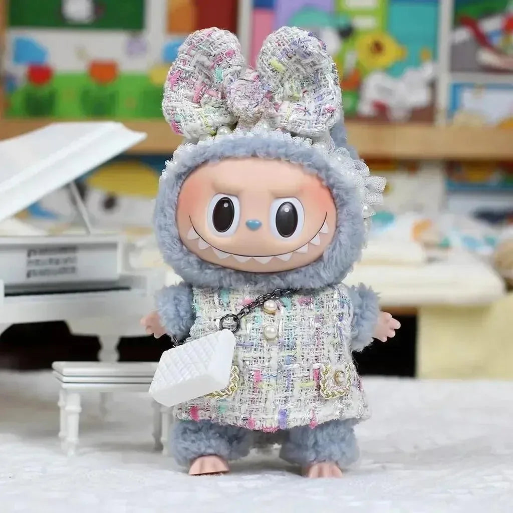 Labubu Doll Clothes Outfit Accessories For Korea Kpop Exo Labubu Idol V1 V2 Skirt sweater Clothing Gift