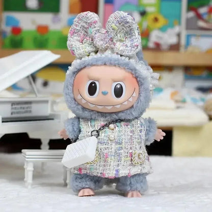 Labubu Doll Clothes Outfit Accessories For Korea Kpop Exo Labubu Idol V1 V2 Skirt sweater Clothing Gift