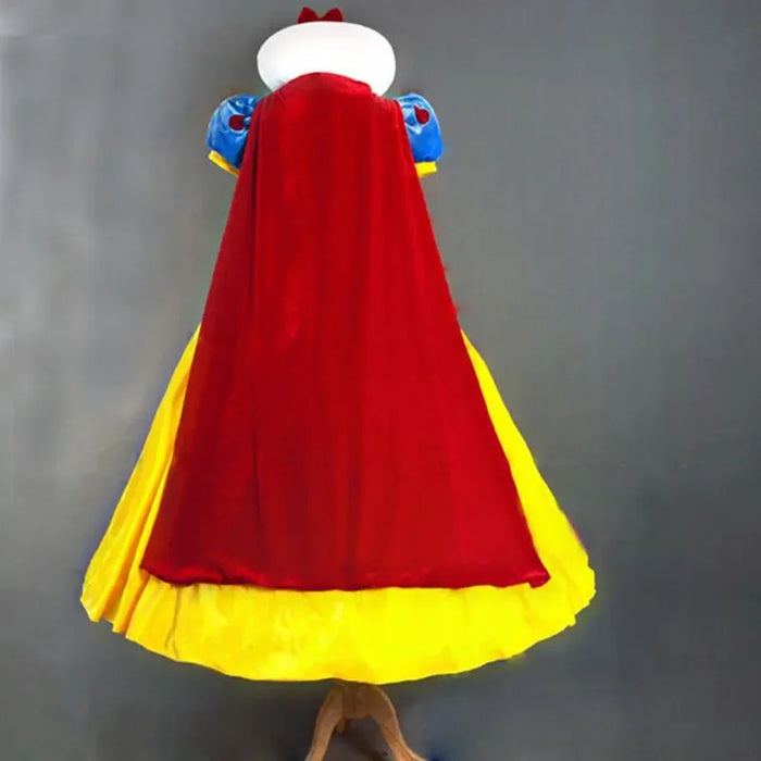 Cartoon Princess Snow White Halloween Party Costume Adult Cosplay Plus Size Dress Princess Dress Women Adult Clothing