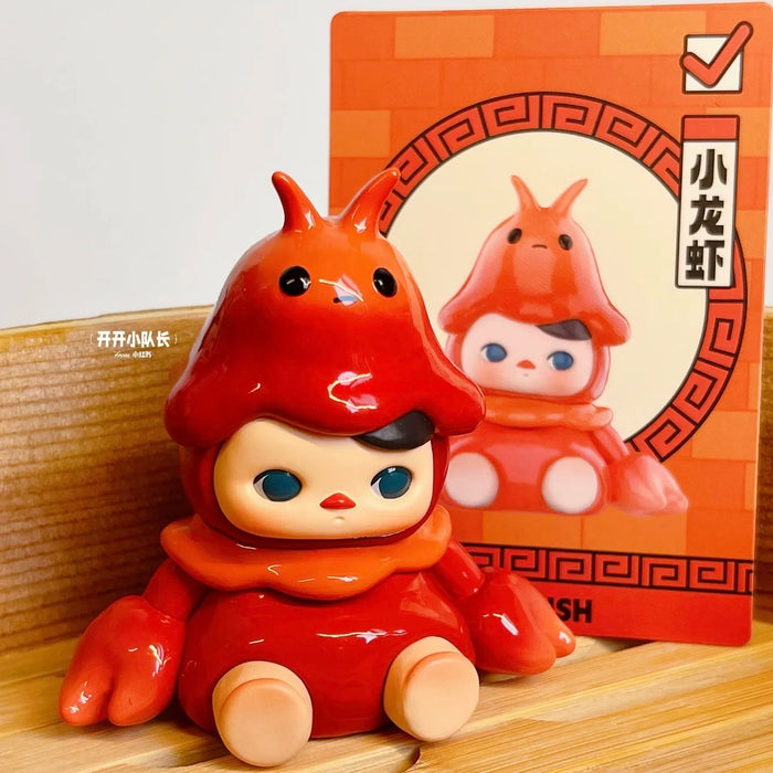 Pucky The Feast Series Gourmet Restaurant Action Figurine Kawaii Doll Toy Cartoon Model Pvc Desktop Doll Toys Festival