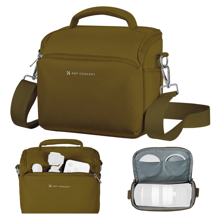 K&F Concept Crossbody Bag Camera Waterproof Bag Shoulder Backpack DSLR/SLR Camera Cases Photography Outdoor Bags For Nikon Canon