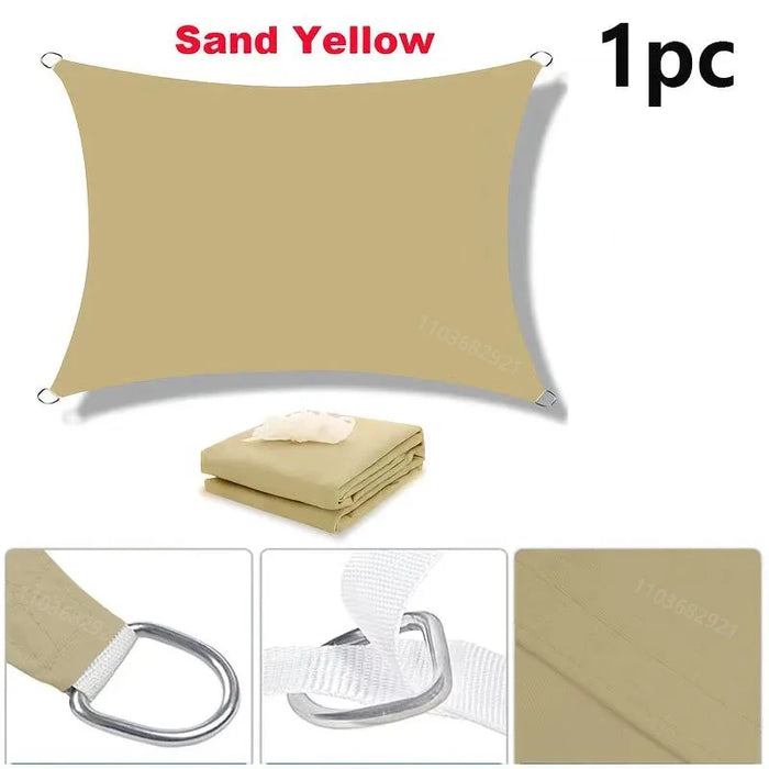 Awning waterproof sunshade sail outdoor terrace lawn beach garden carport backyard deck pavilion awning