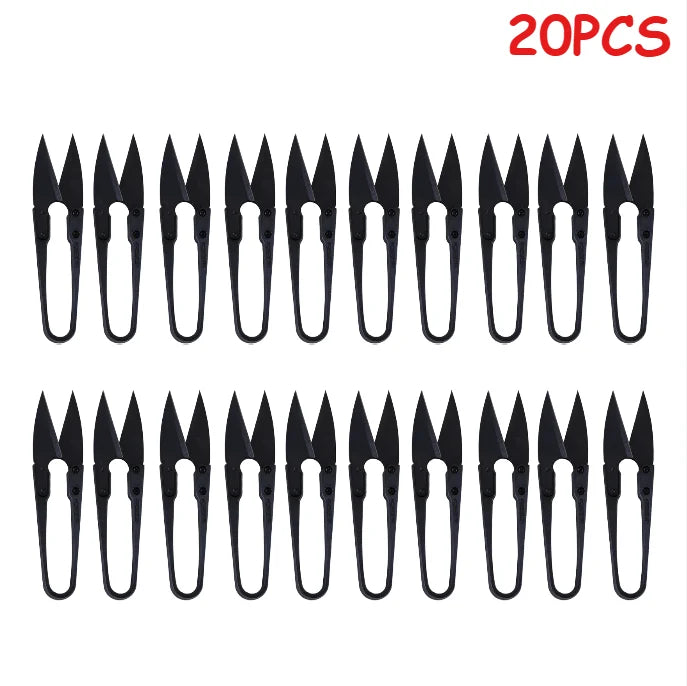 Carbon Steel Thread Snips U Shape Spring Sewing Scissors Tailoring Craft DIY Garment Manganese Steel Small Embroidery Cutter