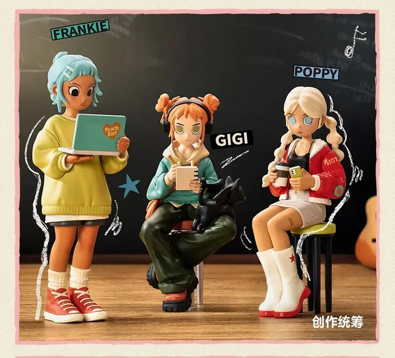 Original Peach Mystery Box Riot Series Blind Box Kawaii Surprise Mystery Box Anime Lucky Bag Pvc Room Decoration Christmas Gift