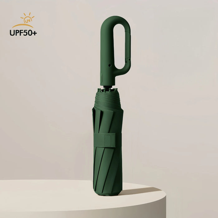 20 Bones Windproof Strong 105CM Reinforced Automatic Folding Umbrella for Men, Large Buckle Handle Wind and Water Resistant