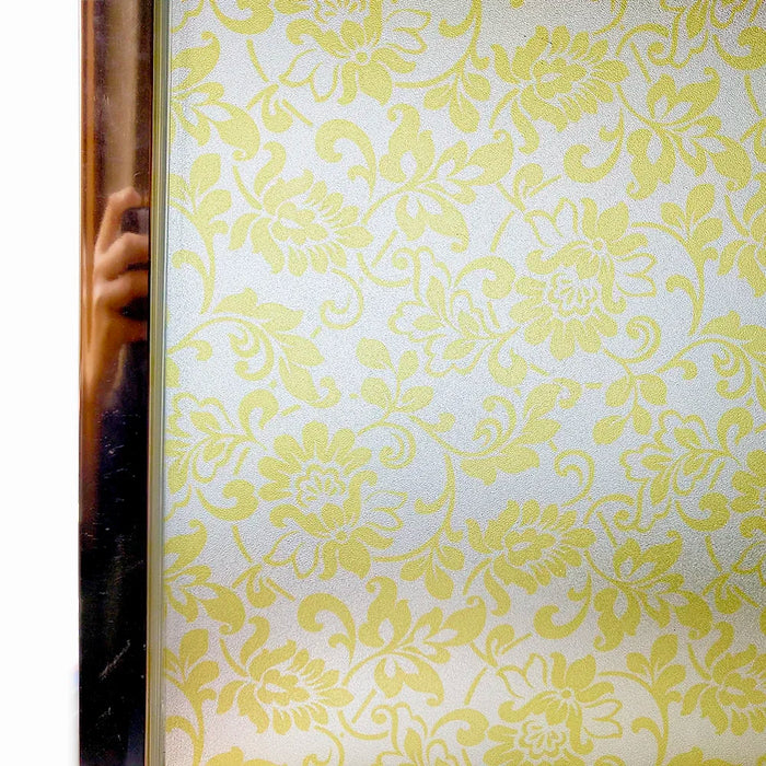 Stained Decorative Window Film Static Self Adhesive Glass Sticker Heat Control Vinyl Window Cling For Home Door Glass Decals
