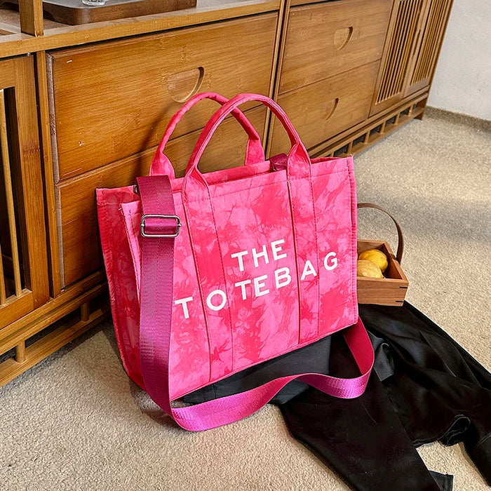 Large Canvas Tote Bag Shoulder Crossbody Bags for Women Handbag