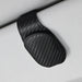 Car visor sunglasses holder: Carbon Fibre Black