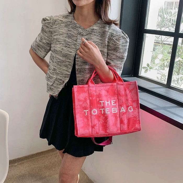 Large Canvas Tote Bag Shoulder Crossbody Bags for Women Handbag