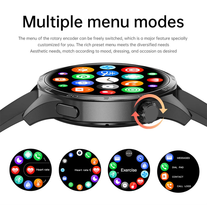 For HUAWEI GT5 Pro GPS NFC Smart Watch Men 360*360 AMOLED Screen Heart rate Bluetooth Call IP67 Waterproof Man Smartwatch 2025