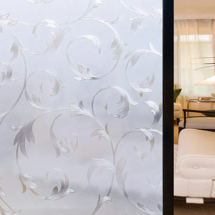 Stained Decorative Window Film Static Self Adhesive Glass Sticker Heat Control Vinyl Window Cling For Home Door Glass Decals