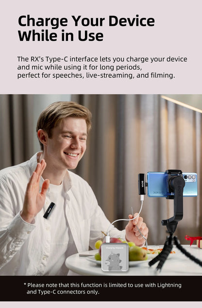 BOYA BOYALINK Wireless Lavalier Microphone for Mobile DSLRs Cameras