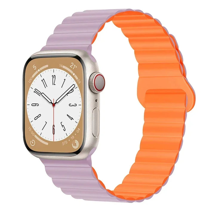 Magnetic Loop Band For Apple Watch Ultra 2 49mm 45mm 44mm 40mm 41mm 42mm Silicone Bracelet iWatch Series 9 8 7 6 SE 5 4 3 Strap