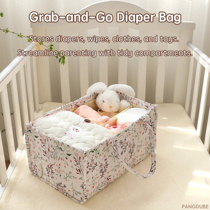 PANGDUBE Multifunctional Diaper Bag for Baby Accessories Storage Bag Mom Bags Diaper Stackers & Caddies Baby Diapers Organizer