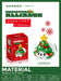 Christmas tree micro block figure, 177 pieces, with box