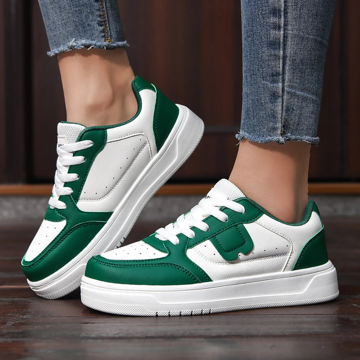 HKDQ Trendy Skate Shoes Unisex Platform Casual Sneakers Women Low-cut Comfortable Lightweight Outdoor Skateboard Shoes For Men