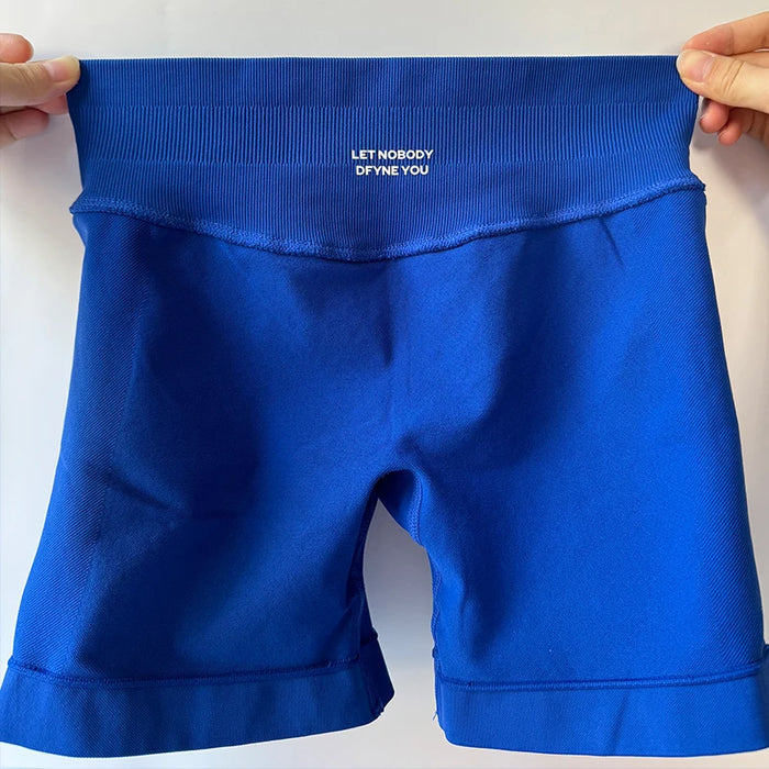 Impact Shorts 4.5'' Low Waist Seamless Yoga Shorts Scrunch Bum Gym Shorts Women Workout Biker Stretch Fitness Short XS-XL