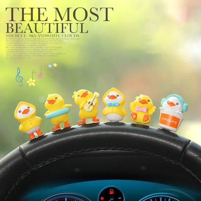 Little Yellow Swinging Duck for Car Interior Decoration