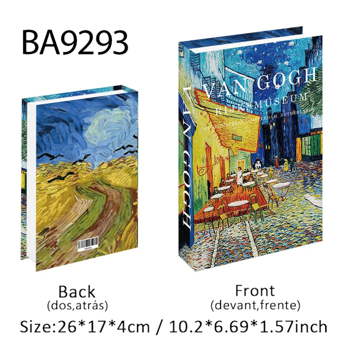 Luxury Fake Book Storage Box Abstract Decorative Books Open Paris Home Decor Coffee Table Bedroom Ornaments Interior Decoration