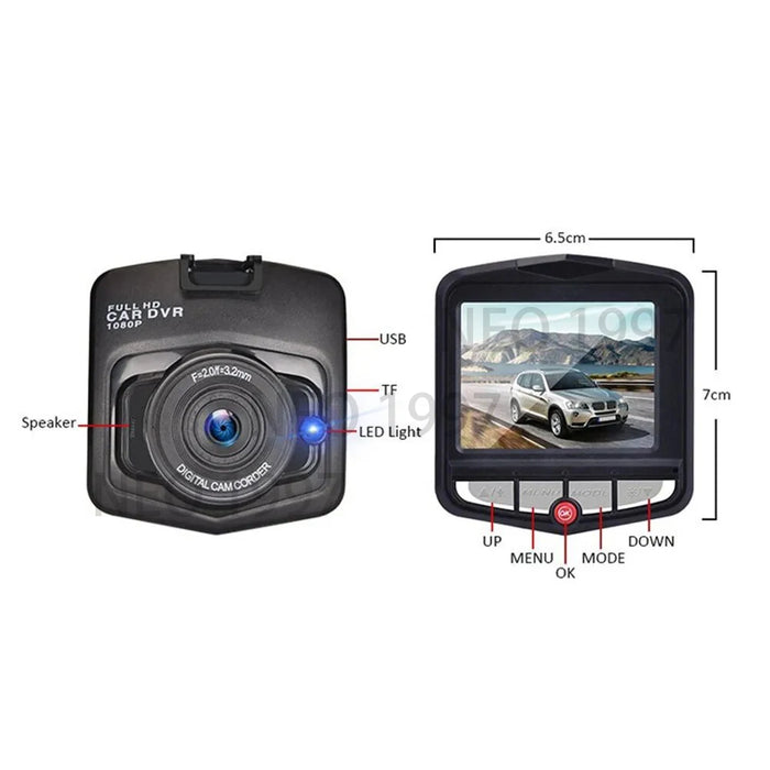 Car Camera HD 1080P Dashcam DVR Recorder Dash Cam Car DVR Auto Rear View Camera Vehical Car Cam of Mirror Recorder