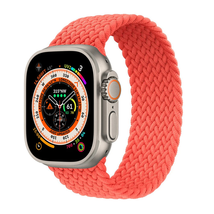 Braided Solo Loop For Apple Watch Strap 44mm 40mm 45mm 41mm 49mm 42mm 46mm Bracelet iWatch Series 10 9 SE 8 7 6 5 4 Ultra 2 Band