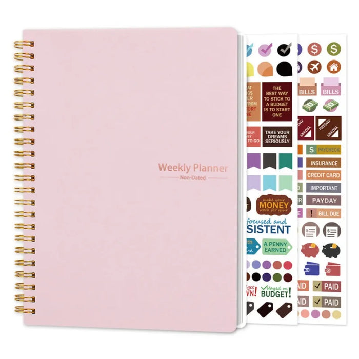 2025 Weekly Planner Agenda Notepad A5 Notebook 52 Weekly Planner Schedule Stationery School Office Supplies Stationery