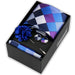 Men's tie gift set, style BBJ-27: tie, pocket square, cufflinks and pins in a gift box