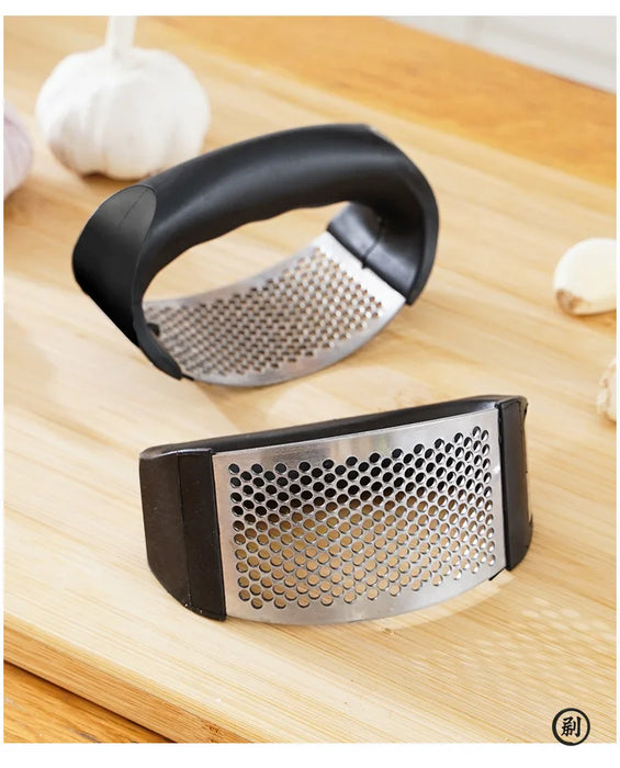 Stainless Steel Garlic Press Crusher Manual Garlic Mincer Chopping Garlic Tool Fruit Vegetable Tools Kitchen Accessories Gadget