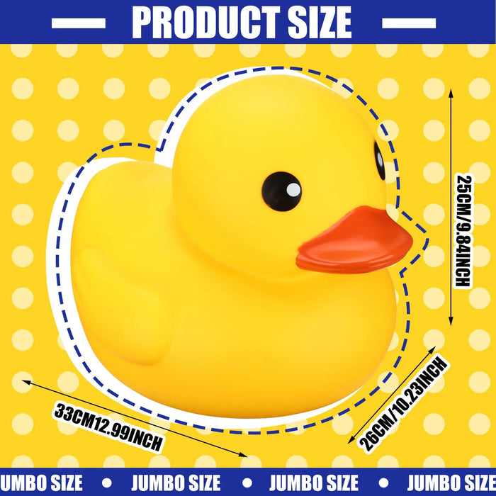13 Inch Rubber Giant Ducks Floating Toy