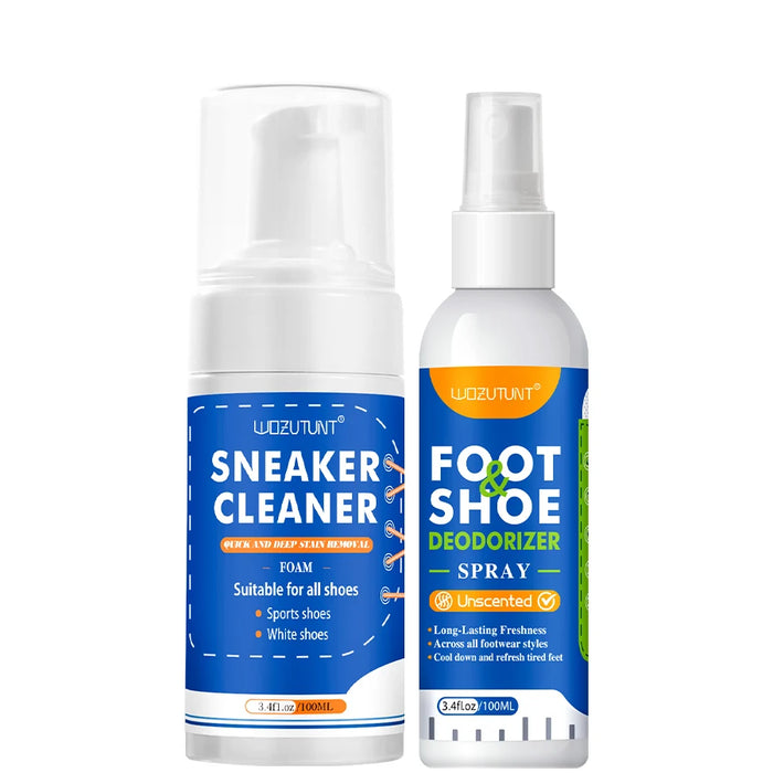 100ml White Shoe Cleaner No-wash Dry Cleaning Foam Decontamination for Suede Sheepskin Matte Shoes Leather Sneakers Care